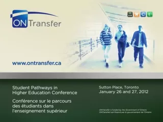 ONTransfer:   ONTransfer  Website and Transfer Guide Presentation