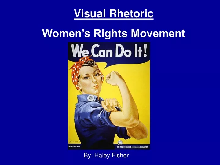 visual rhetoric women s rights movement