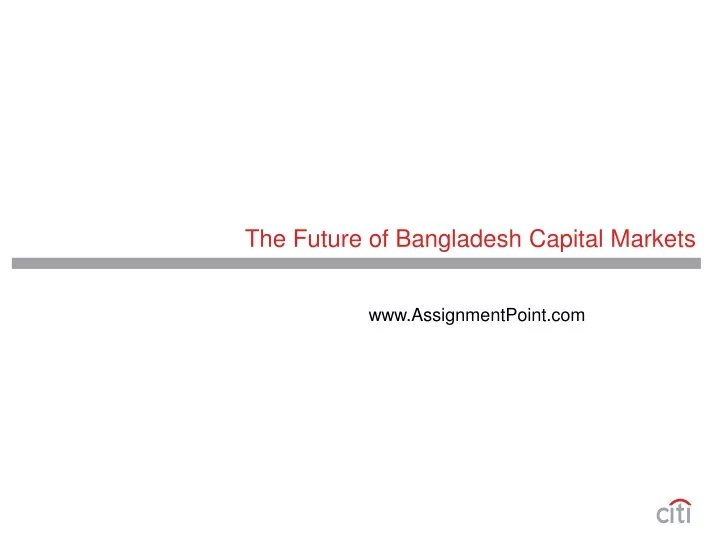 the future of bangladesh capital markets