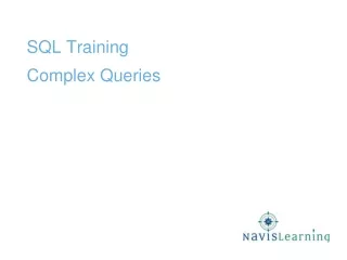 SQL Training Complex Queries
