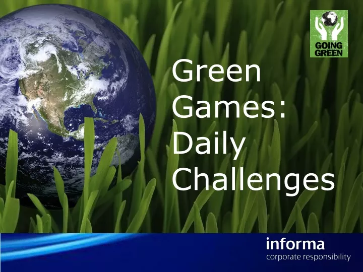 green games daily challenges