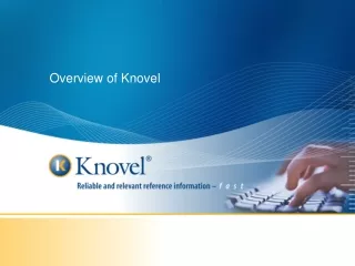 Overview of Knovel