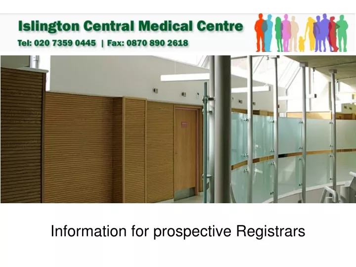 information for prospective registrars