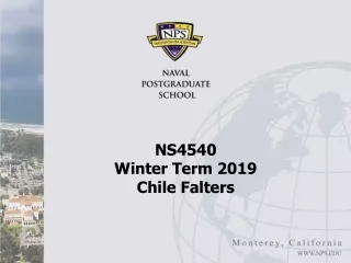 NS4540  Winter Term 2019 Chile Falters