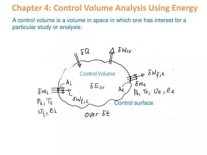 chapter 4 control volume analysis using energy