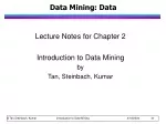 Data Mining: Data