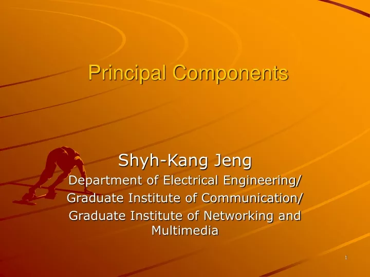 principal components