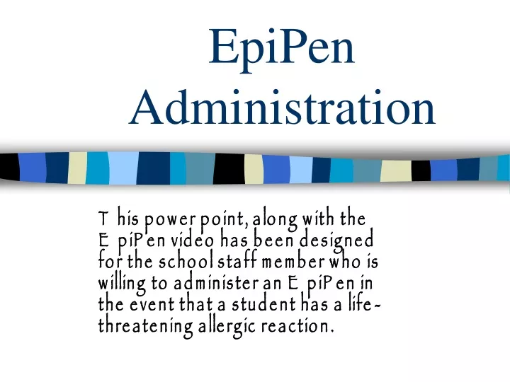 epipen administration