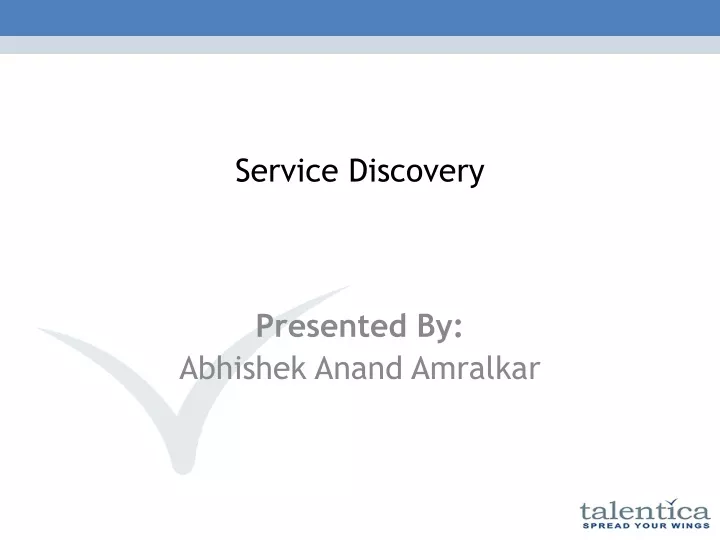 service discovery