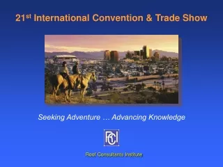21 st  International Convention &amp; Trade Show