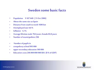 Sweden some basic facts