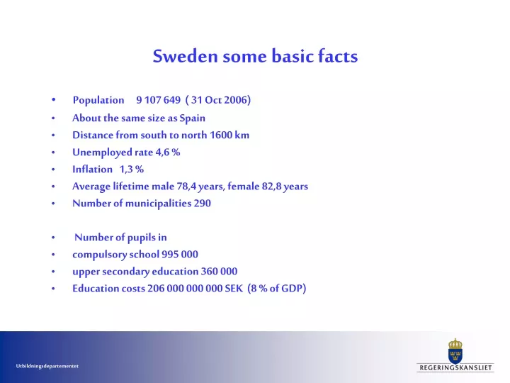 sweden some basic facts