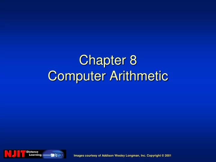 chapter 8 computer arithmetic