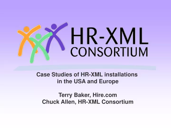 case studies of hr xml installations