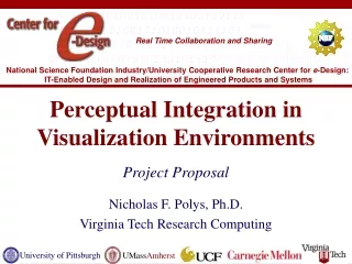 Perceptual Integration in  Visualization Environments