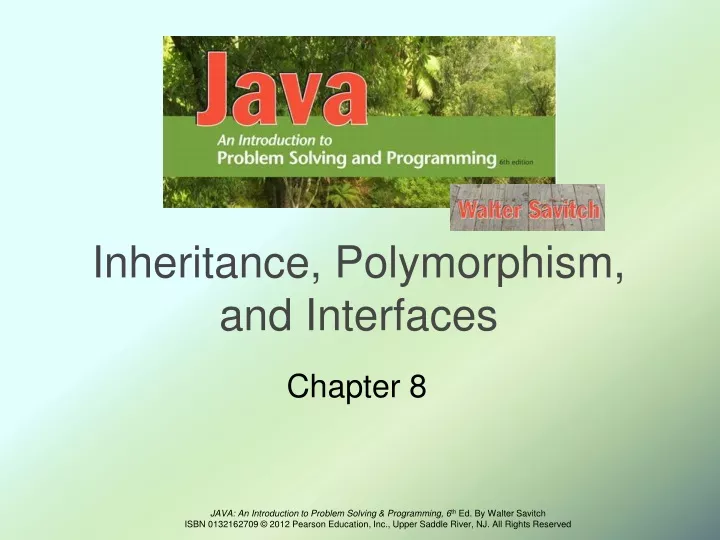 inheritance polymorphism and interfaces