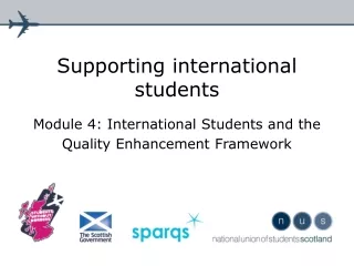 Supporting international  students