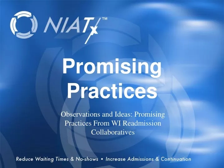 promising practices