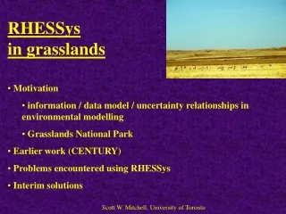 RHESSys  in grasslands