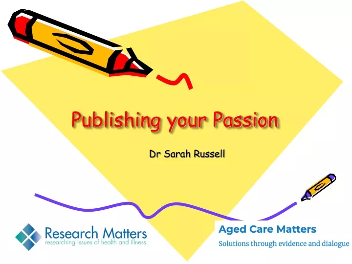 publishing your passion