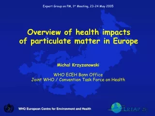 WHO European Centre for Environment and Health