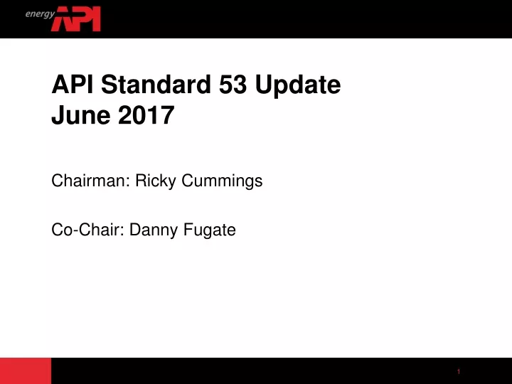 api standard 53 update june 2017