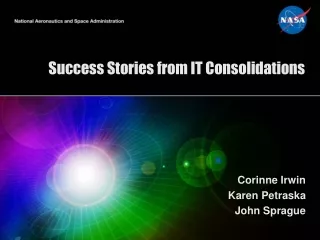 Success Stories from IT Consolidations