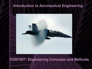 Introduction to Aeronautical Engineering