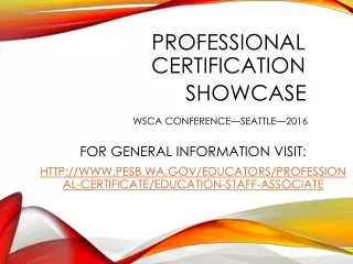 WSCA CONFERENCE—SEATTLE—2016