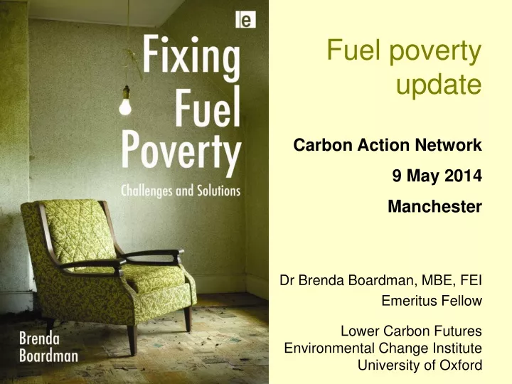 fuel poverty update