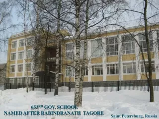 653 rd gov.  School  named AFTER  rabindranath tagorE