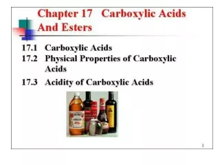 Carboxylic Acids