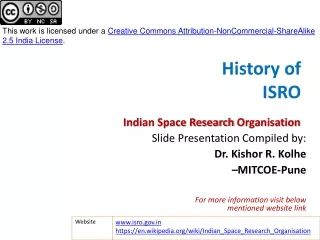 History of ISRO