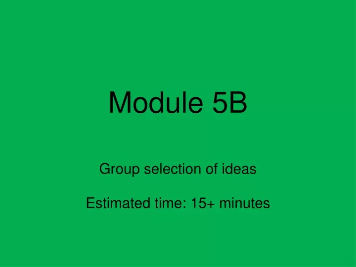 module 5b