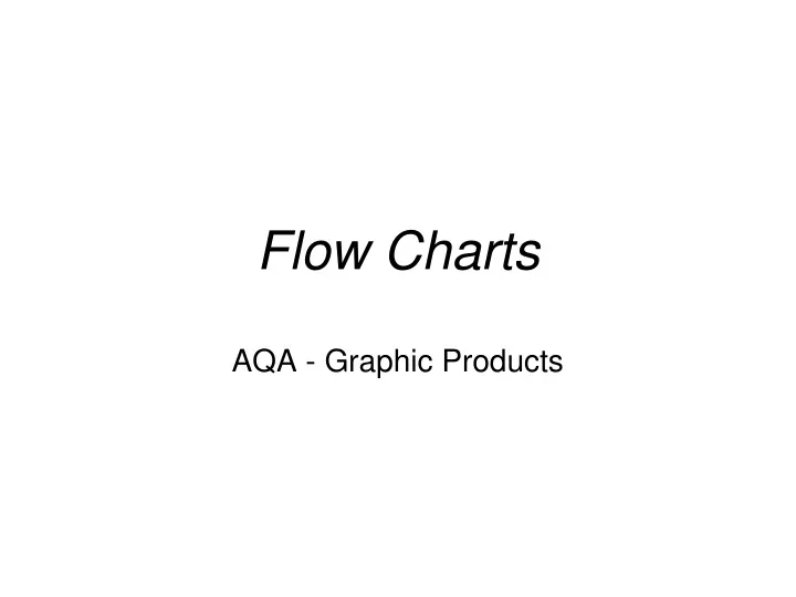 flow charts