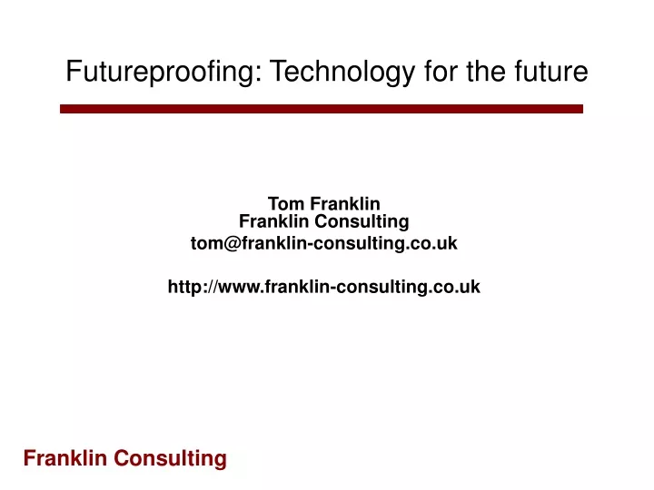 futureproofing technology for the future