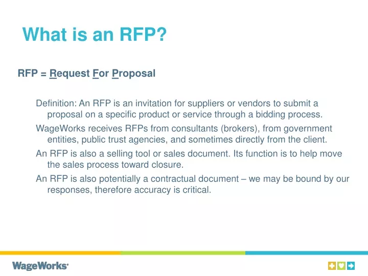 what is an rfp
