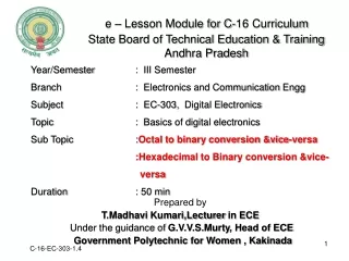 State Board of Technical Education &amp; Training Andhra Pradesh