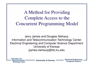 A Method for Providing  Complete Access to the  Concurrent Programming Model