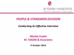Mastering Effective Interviewing: Three Golden Ps - slide 1
