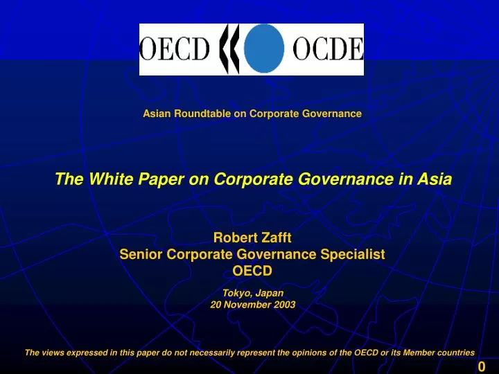 asian roundtable on corporate governance