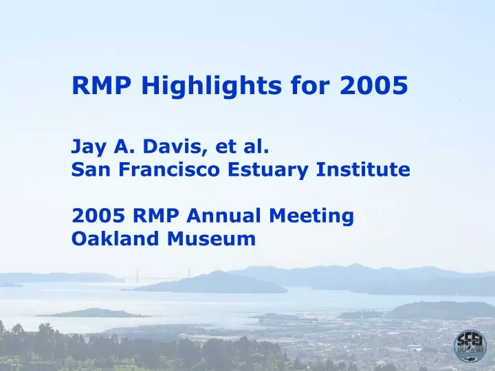 rmp highlights for 2005