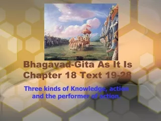 Bhagavad-Gita As It Is Chapter 18 Text 19-28