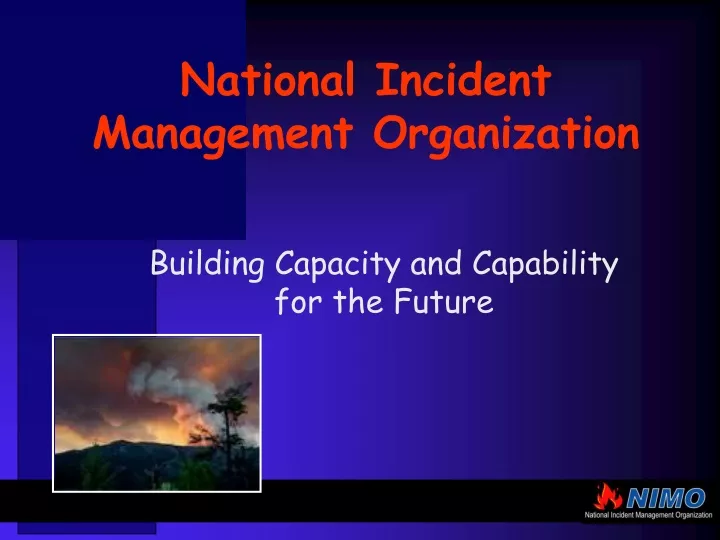 national incident management organization