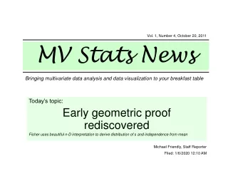 MV Stats News