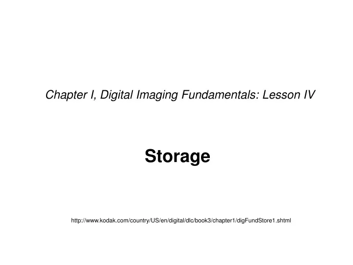 chapter i digital imaging fundamentals lesson iv