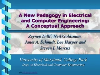 A New Pedagogy in Electrical and Computer Engineering:  A Conceptual Approach