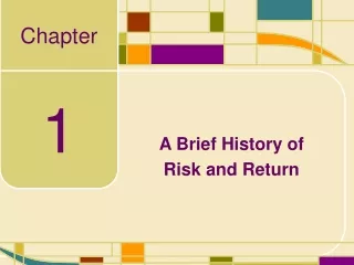 A Brief History of  Risk and Return