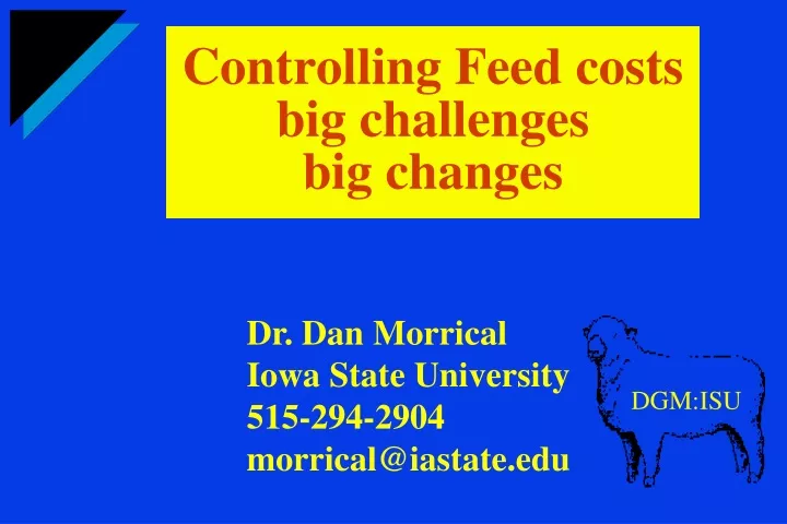 controlling feed costs big challenges big changes