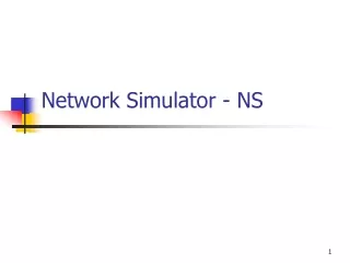 Network Simulator - NS